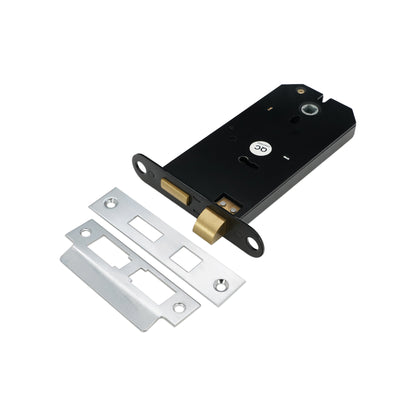 3 Lever Horizontal Sash Lock 6" Polished Chrome