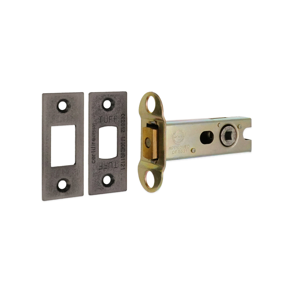 3" Tubular Dead Bolt - Pewter