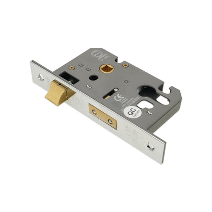 3" CE Euro Profile Mortice Sash Lock - Polished Chrome
