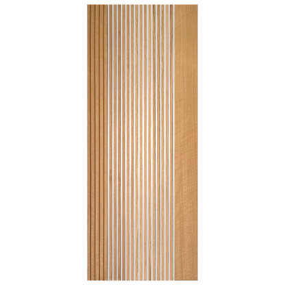Brisbane Glazed Laminate Blonde Oak Internal Door PM Mendes