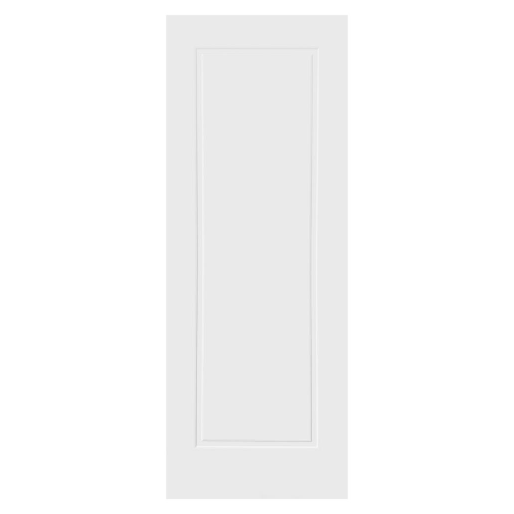 White prefinished Laminate 1 panel Internal door PM Mendes