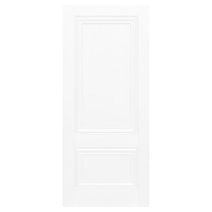 Lyon Laminate White prefinished solid 2 Panel Internal Door PM Mendes
