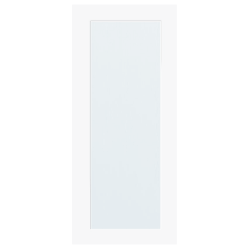 White prefinished Laminate 1 Light Glazed Internal door PM Mendes
