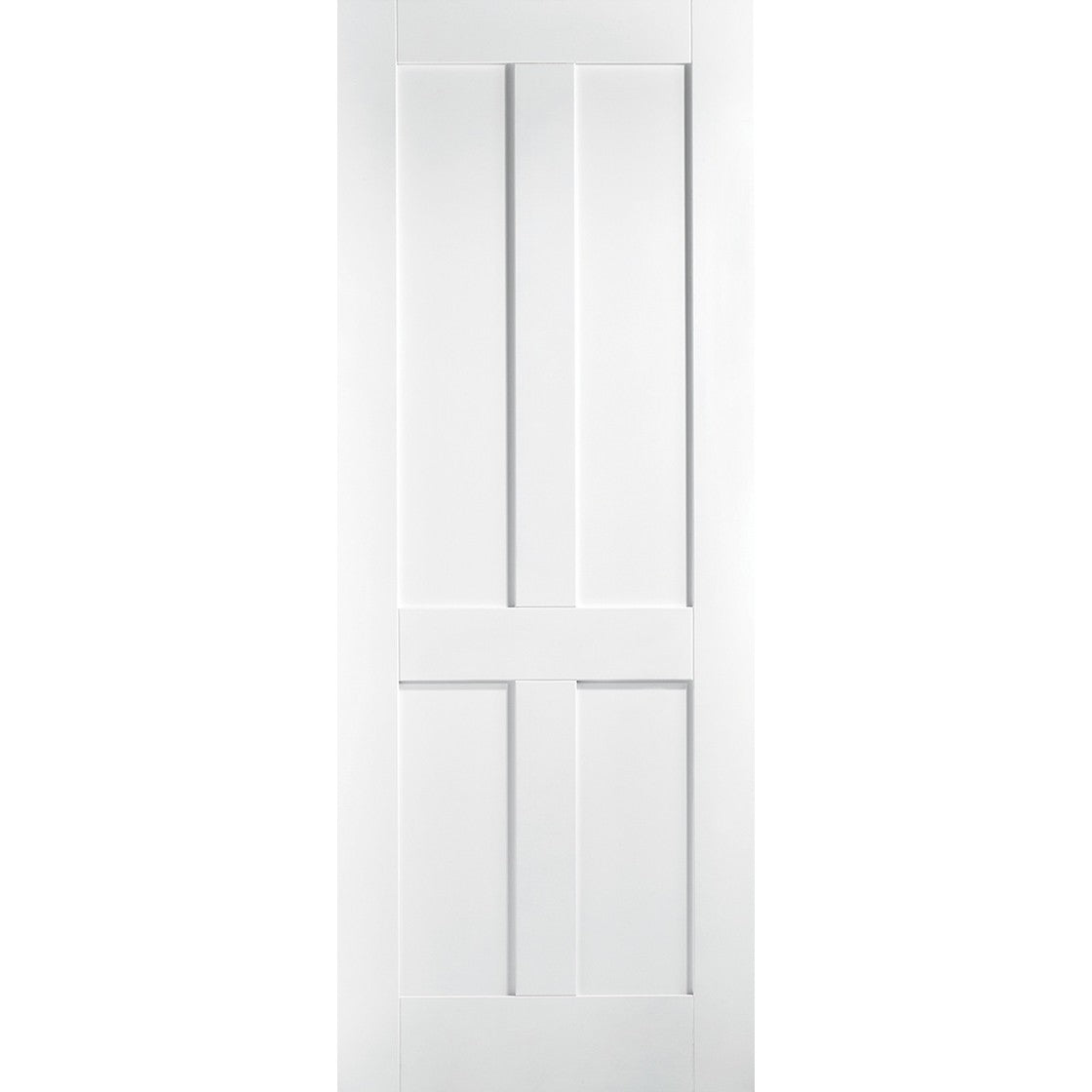 London 4P Primed White Fire Door