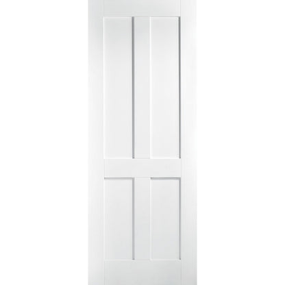 London 4P Primed White Fire Door