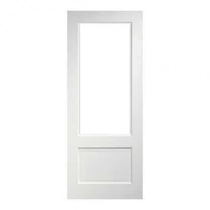 Madison White Primed Bevelled Glazed Internal Door