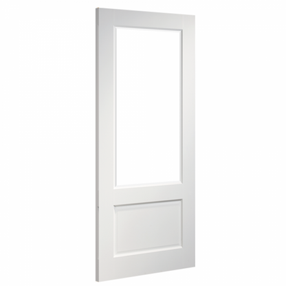 Madison White Primed Bevelled Glazed Internal Door