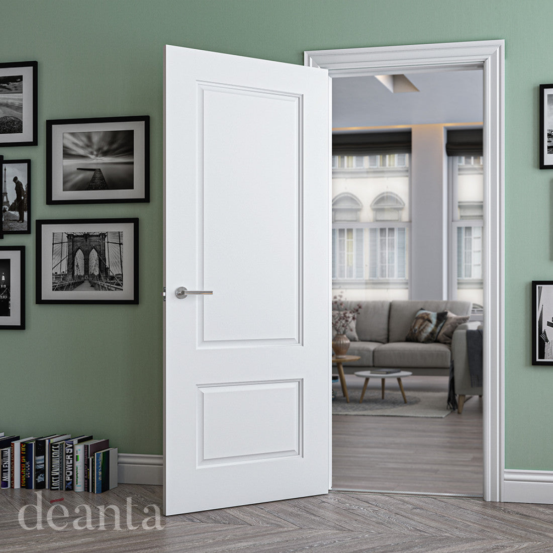 Madison White Primed Internal Door life