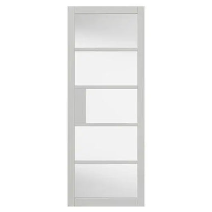 Metro White Clear Glass
