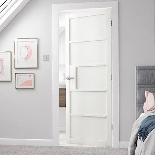 Metro White primed Internal door