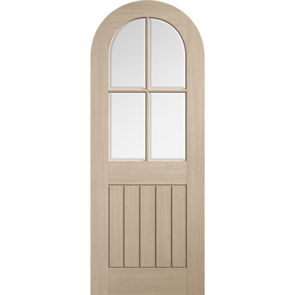 Mexicano Arched Glazed Pre-finished Blonde Oak