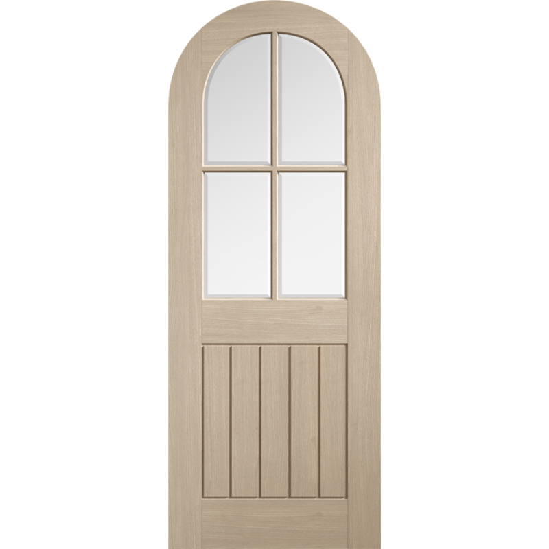 Mexicano Arched Glazed Pre-finished Blonde Oak