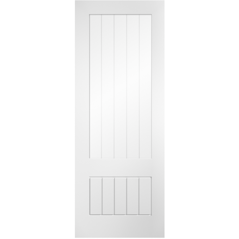 Mexicano Etched Glazed Primed White