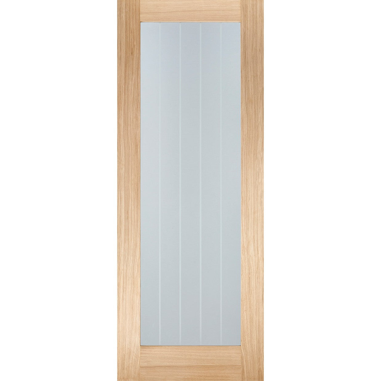 Mexicano Pattern 10 Pre-Finished Oak Fire Door