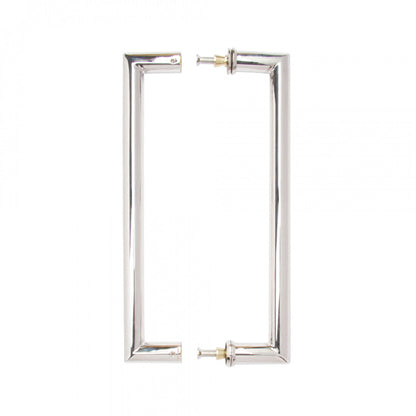 Mitred Pull Handle Polished Steel 22mm
