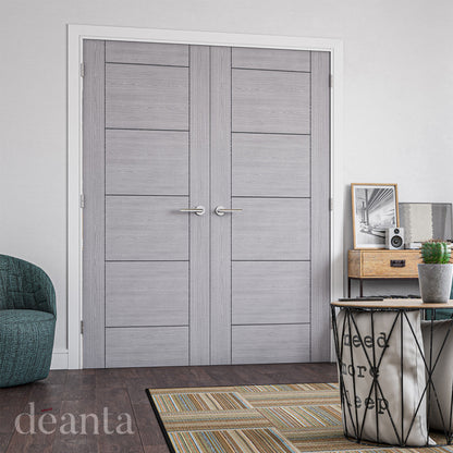 Montreal Light Grey Ash FSC Internal Door
