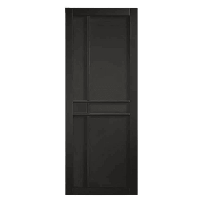Naples Black Solid Interior Door