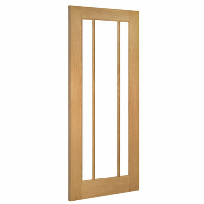 Norwich Unfinished Oak Bevelled Glaze Internal Door