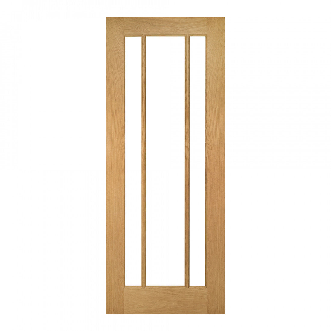 Norwich Unfinished Oak Bevelled Glaze Internal Door