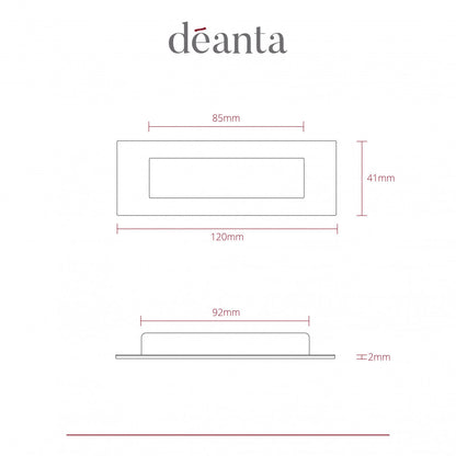 Slim Pocket Door Finger Pull Handle Pair