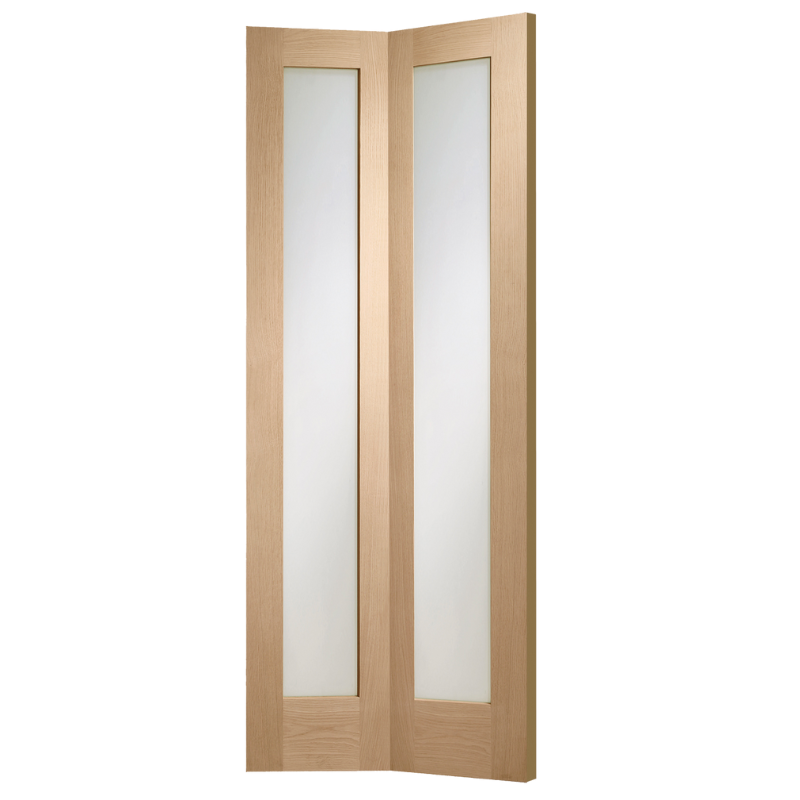 Pattern 10 Internal Oak Bi-Fold with Clear Glass