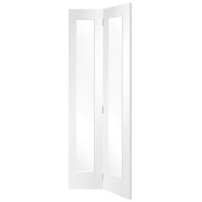 Pattern 10 Internal White Primed Bi-Fold with Clear Glass
