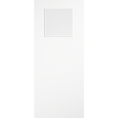 Primed White Flush 1G Fire Door