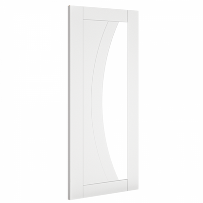 Ravello White Primed Glazed Internal Door 3d