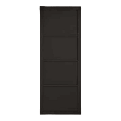 Rome Black Solid Internal Door