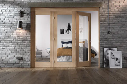 Roomfold 3+0 Unfinished Oak