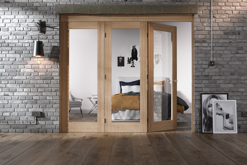 Roomfold 3+0 Unfinished Oak