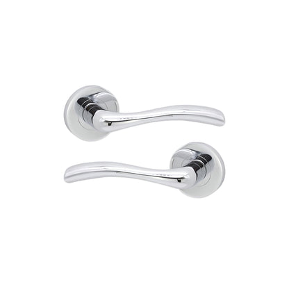 Zofie Lever Door Handle Polished Chrome