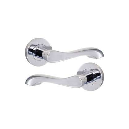 Camila Lever Door Handle Polished Chrome