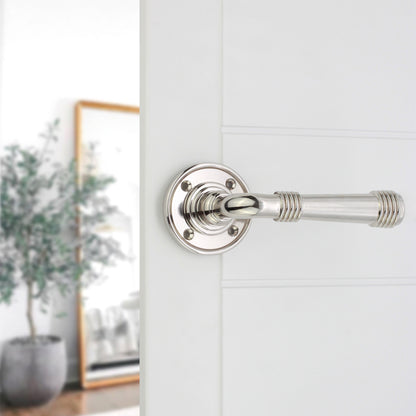 Beehive Lever on Rose Polished Nickel