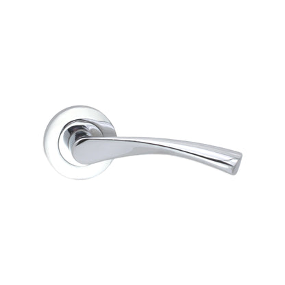 Mercury Lever Door Handle Polished Chrome