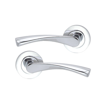 Mercury Lever Door Handle Polished Chrome