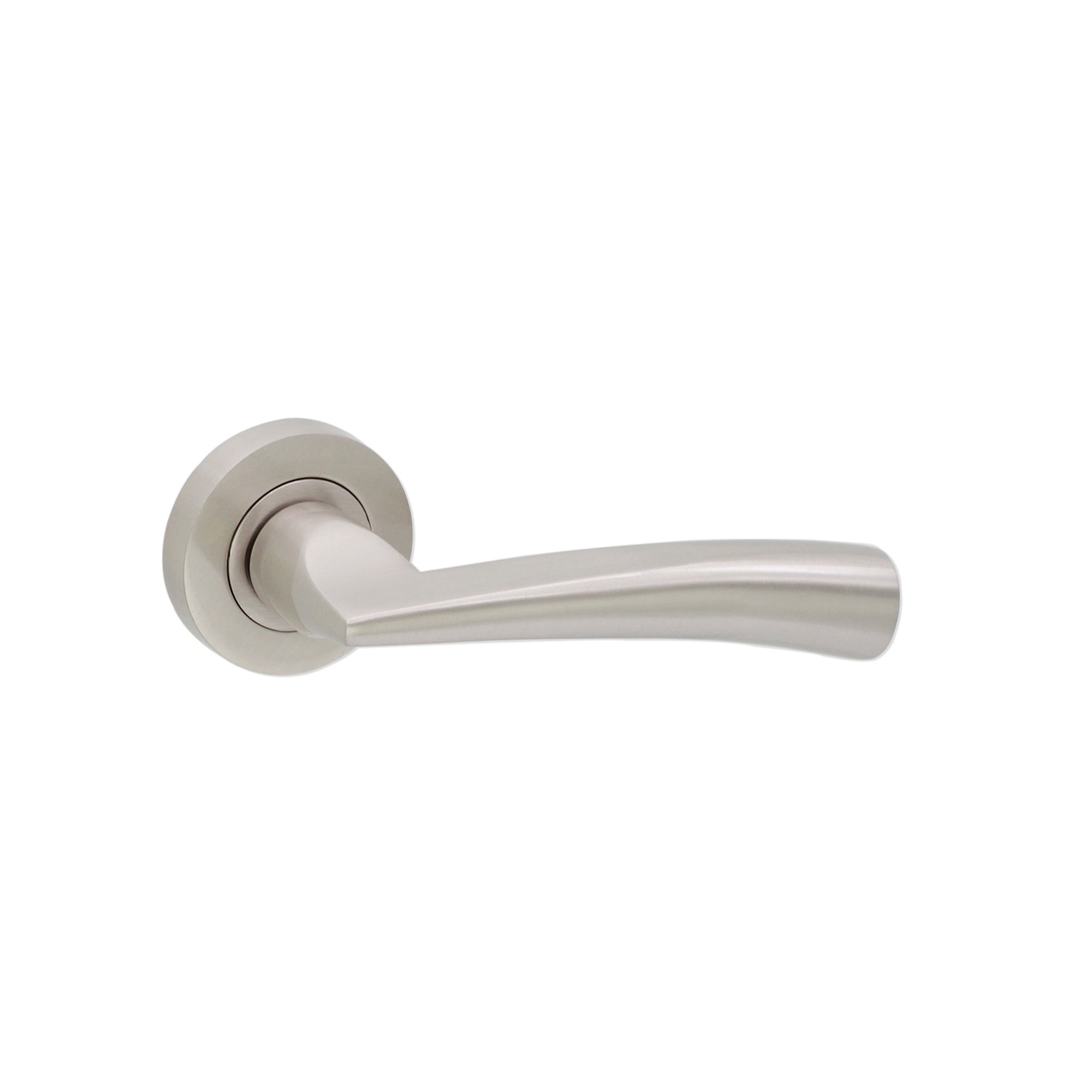 Leygo Lever Door Handle Satin Nickel