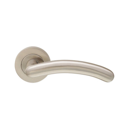 Taurus Lever Door Handle Satin Nickel