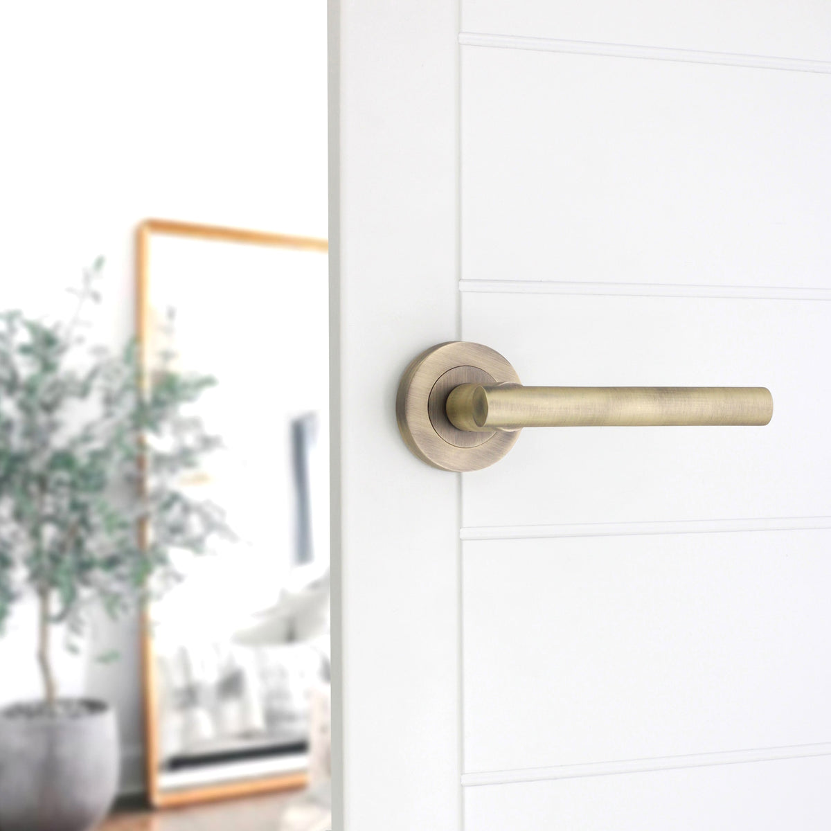 Jura Lever Door Handle Matt Antique