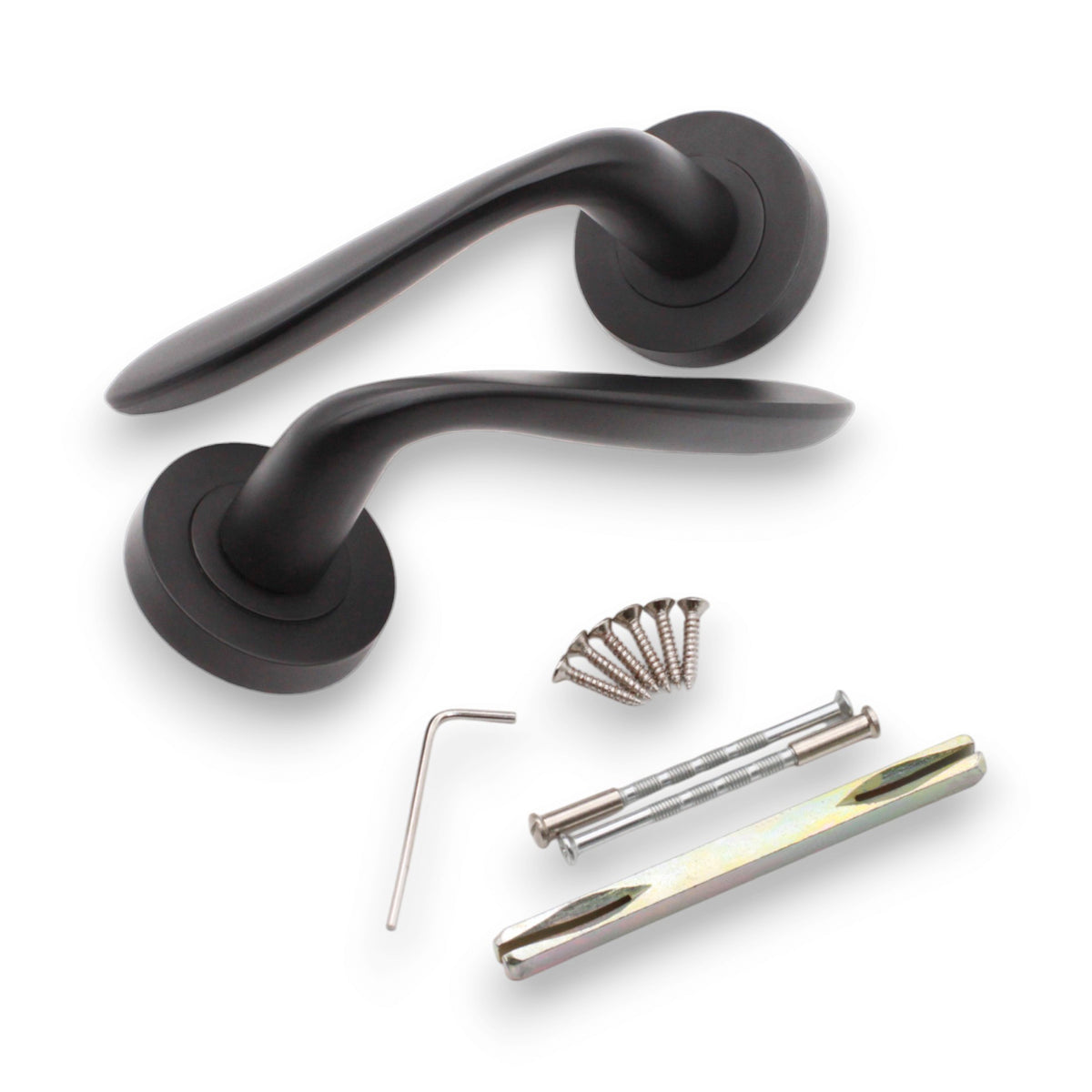 Mars Lever Door Handle Matt Black