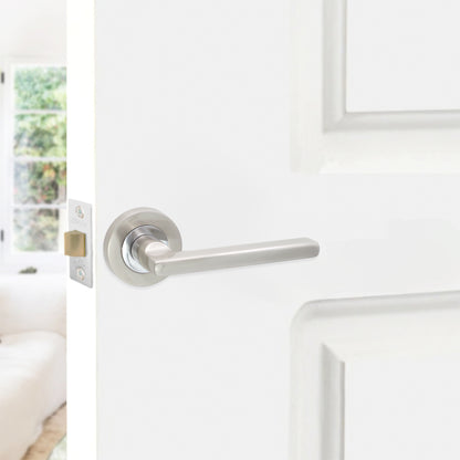 Drox Lever Door Handle Dual Tone
