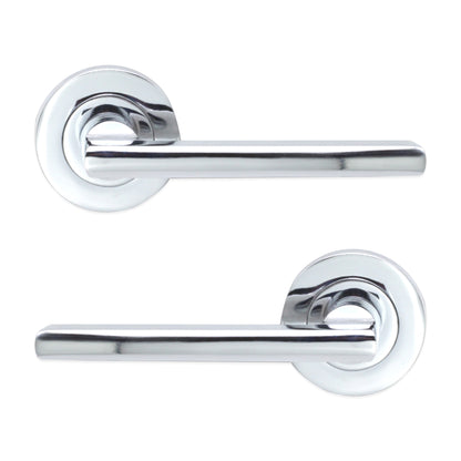 Drox Lever Door Handle Polished Chrome