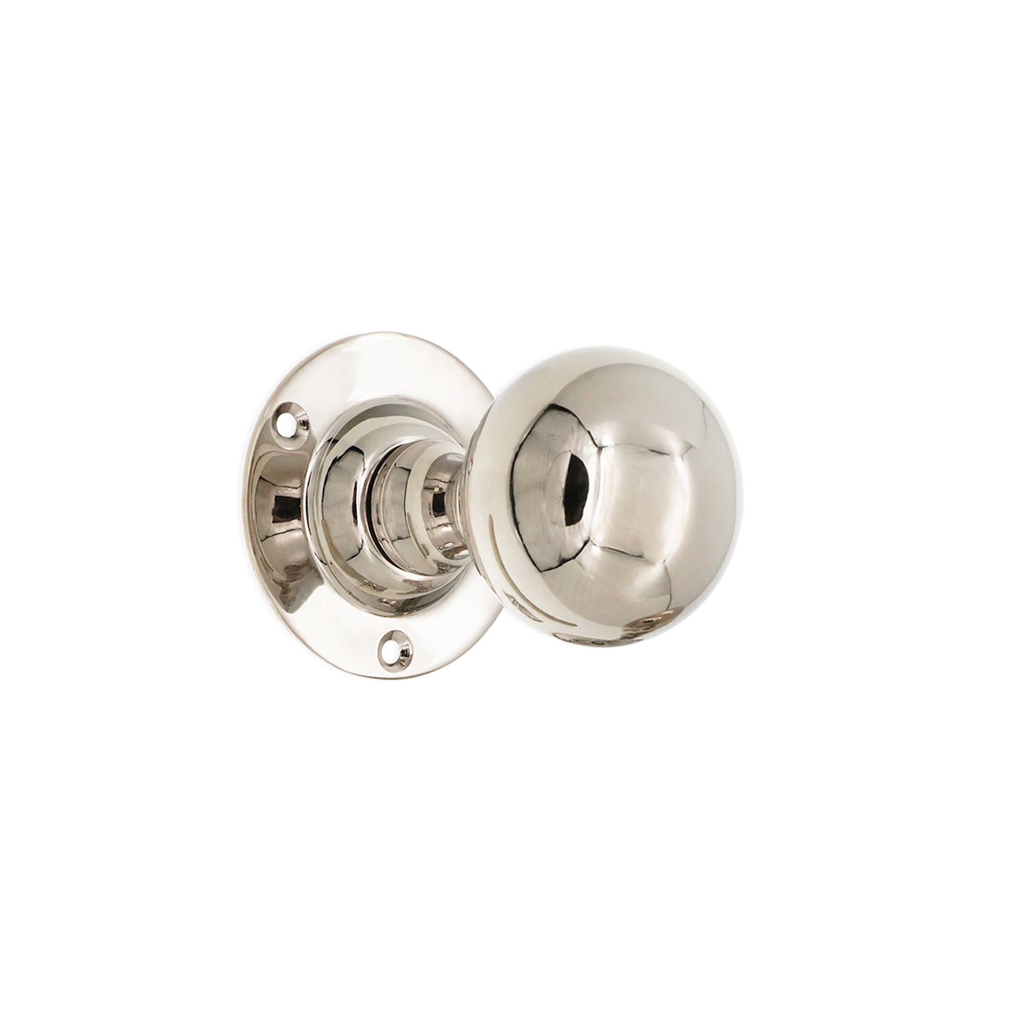 Ball Door Knob Polished Nickel