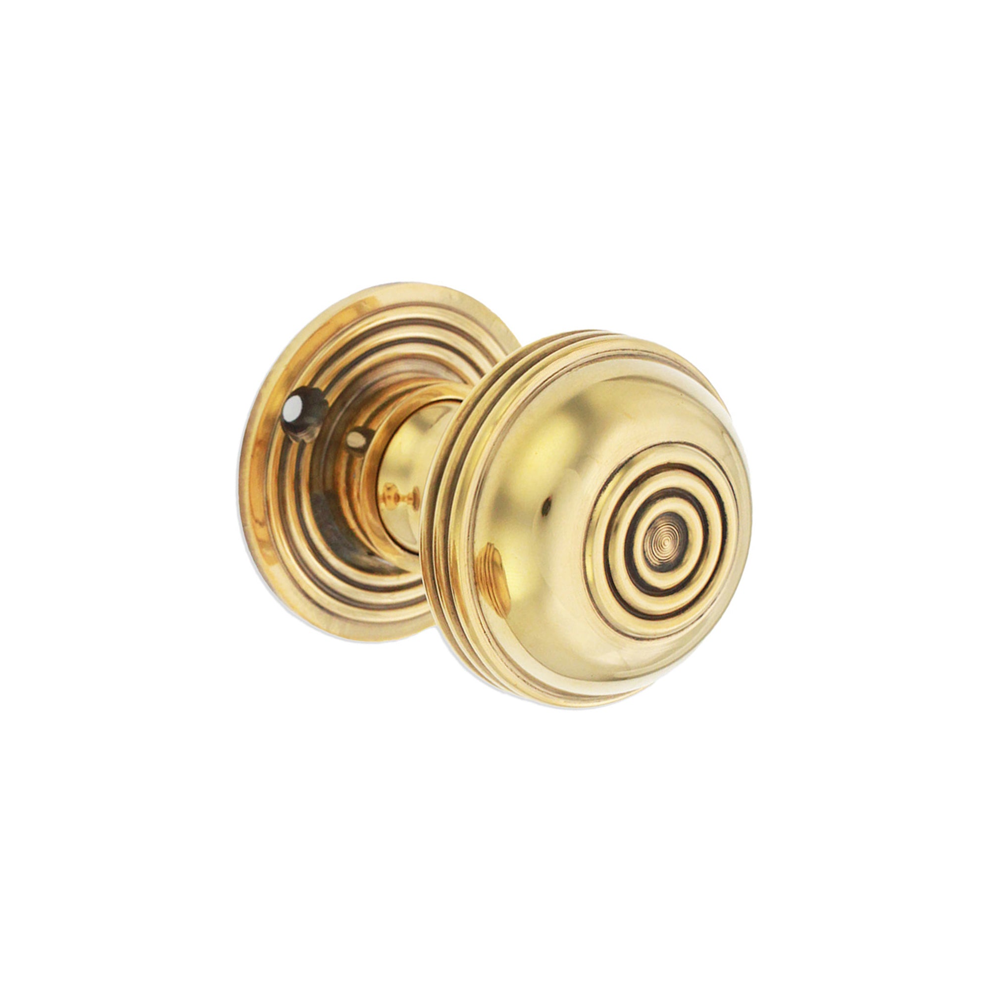 Bloxwich 50mm Rim/Mortice Door Knob Aged Brass