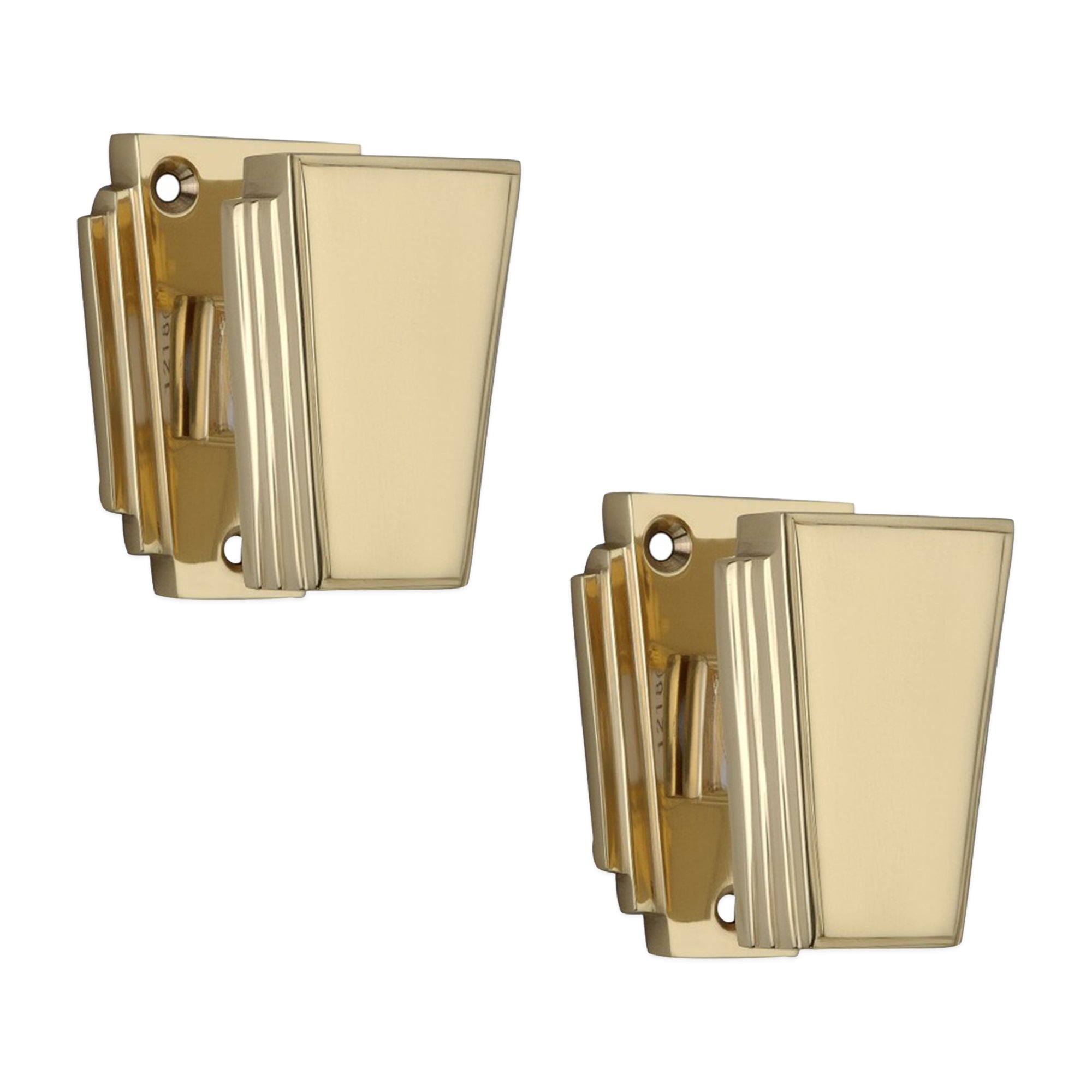 Triago Door Knob Polished Brass