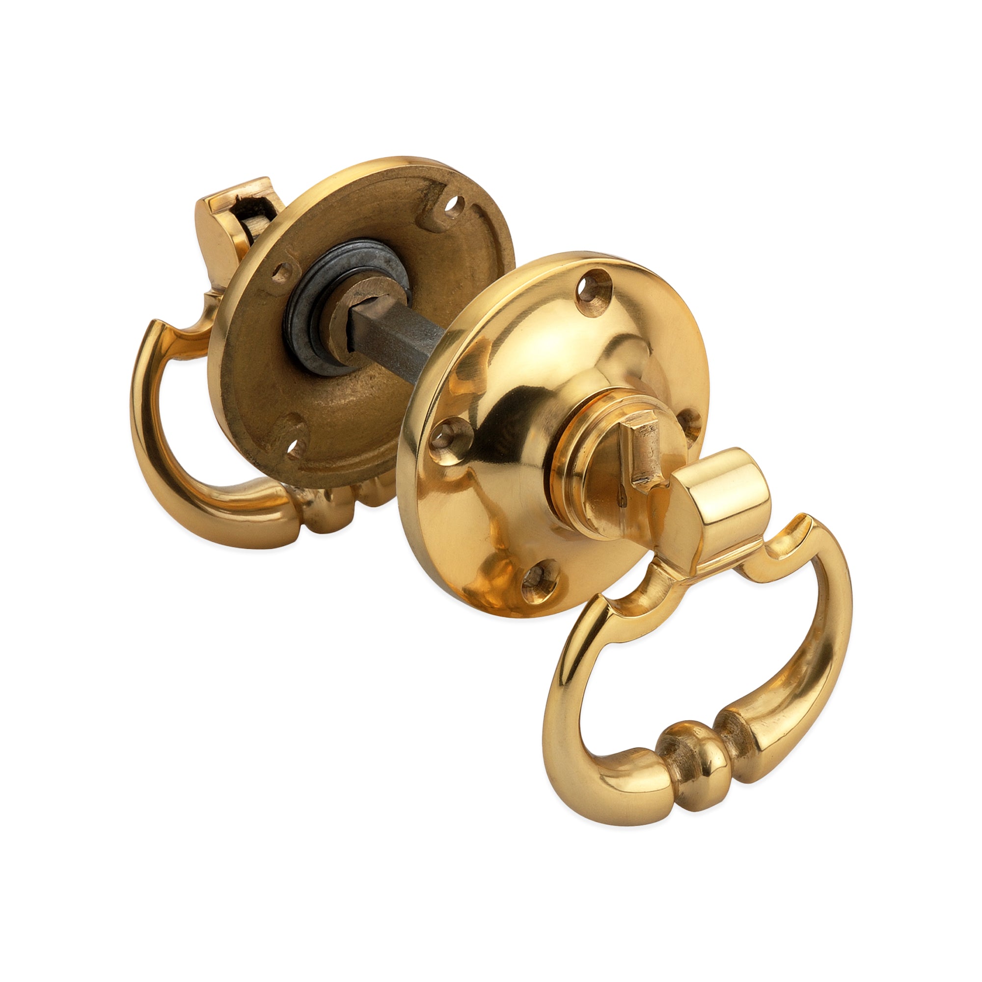 Dutch Drop handle Polished Brass