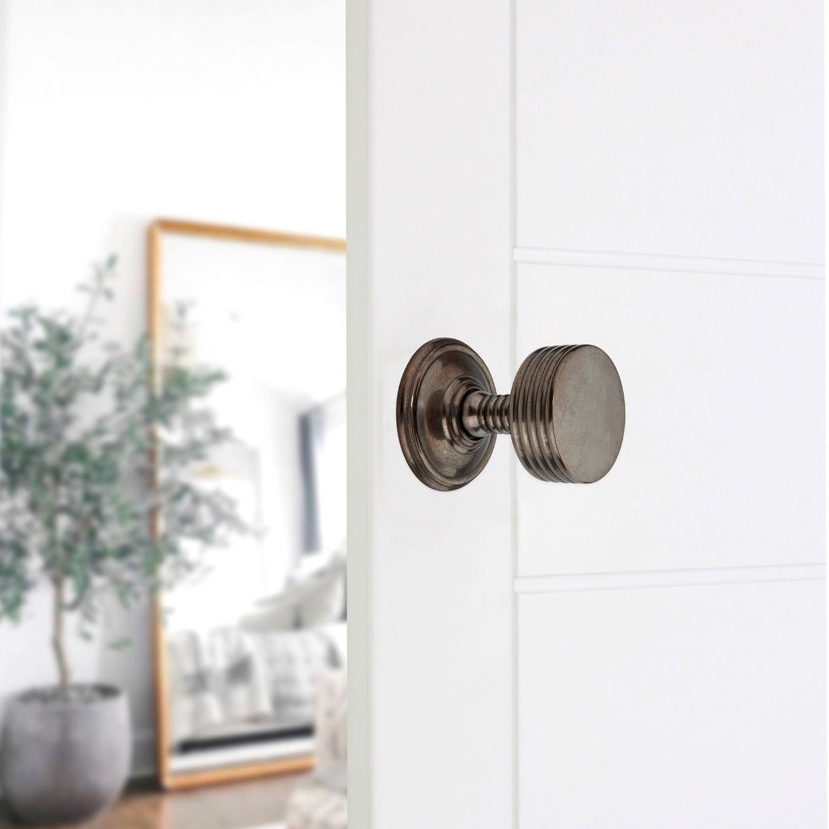 Oxford Mortice Door Knob Antique