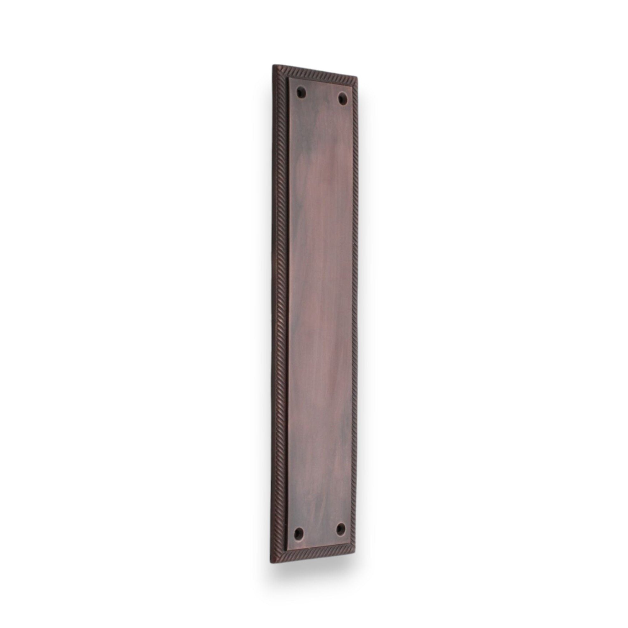 Georgian Finger Plate 300mm Aged Bronze