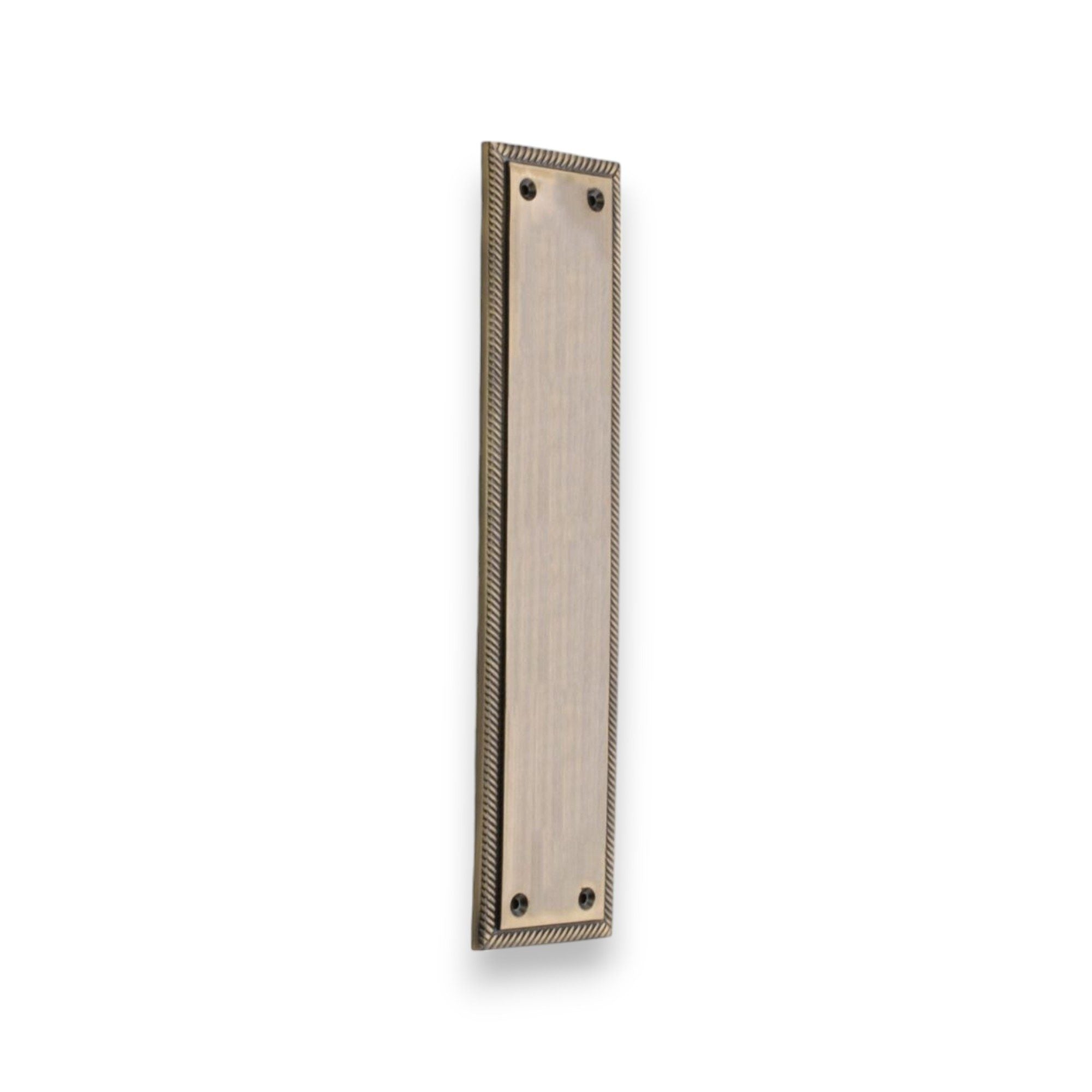 Georgian Finger Plate 300mm Antique Brass