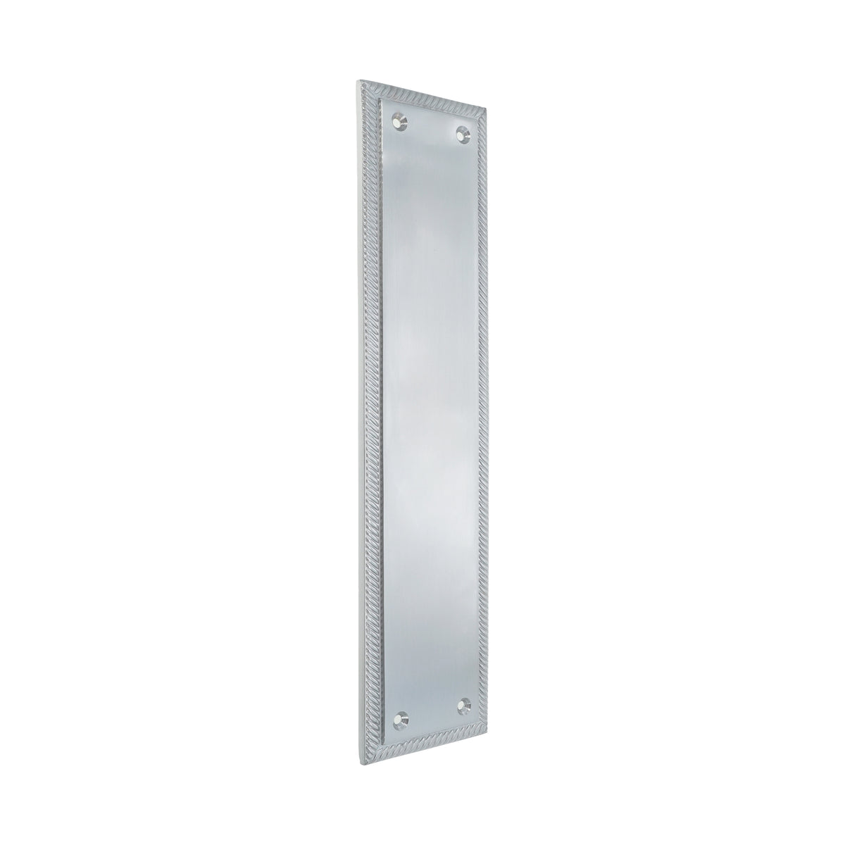 Georgian Finger Plate 300mm Satin Chrome